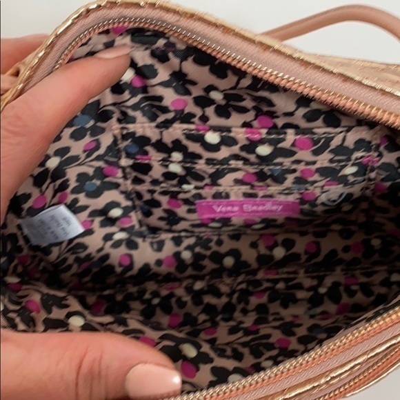 Vera Bradley Rose Gold Crossbody Bag - Picture 5 of 7
